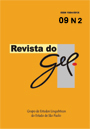					View Vol. 9 No. 2 (2012): Revista do GEL 
				