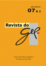 					View Vol. 7 No. 2 (2010): Revista do GEL 
				