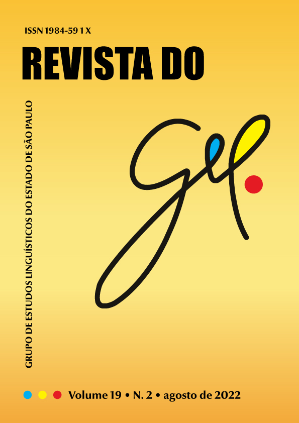 					View Vol. 19 No. 2 (2022): Revista do GEL 
				