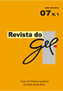 					View Vol. 7 No. 1 (2010): Revista do GEL 
				